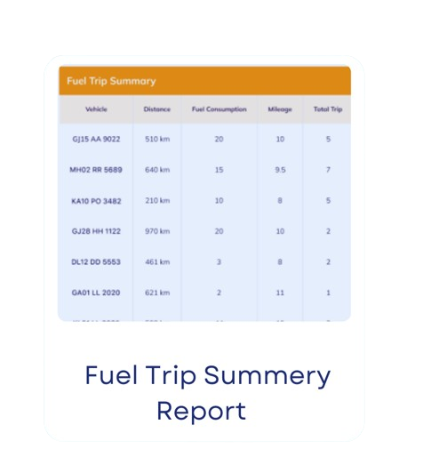 fuel management - trip summery
