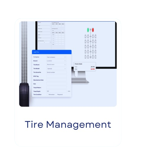 Tire management - vehicle tracking